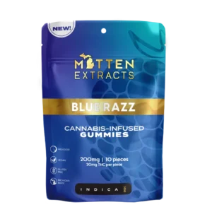 Mitten Extracts - Blue Razz Fruit Chews 200mg