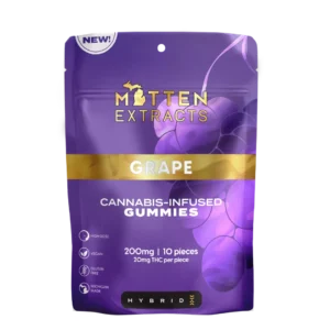 Mitten Extracts - Grape Gummies 200mg (10 Pack)