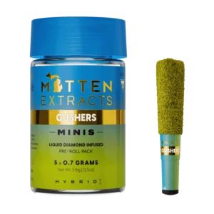 Mitten Extracts Minis Infused Pre-Rolls 3.5g 5 Pack - Gushers