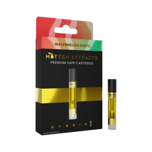 Mitten Extracts - Watermelon Zuntz 1g Vape Cartridge (Hybrid)