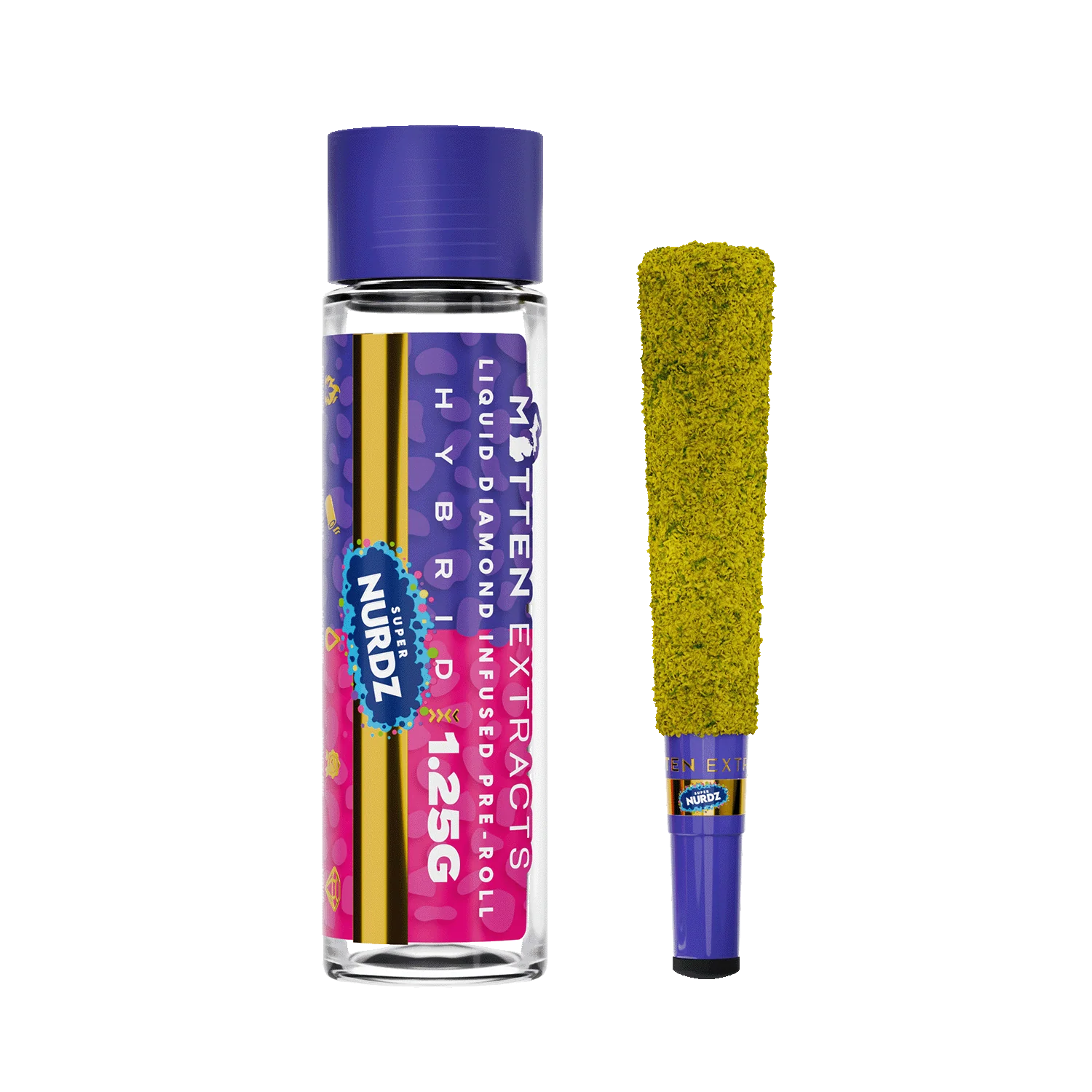 Mitten Extracts 1.25g Infused Preroll - Super Nurdz